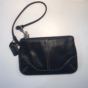 Vintage Coach Black Wrislet